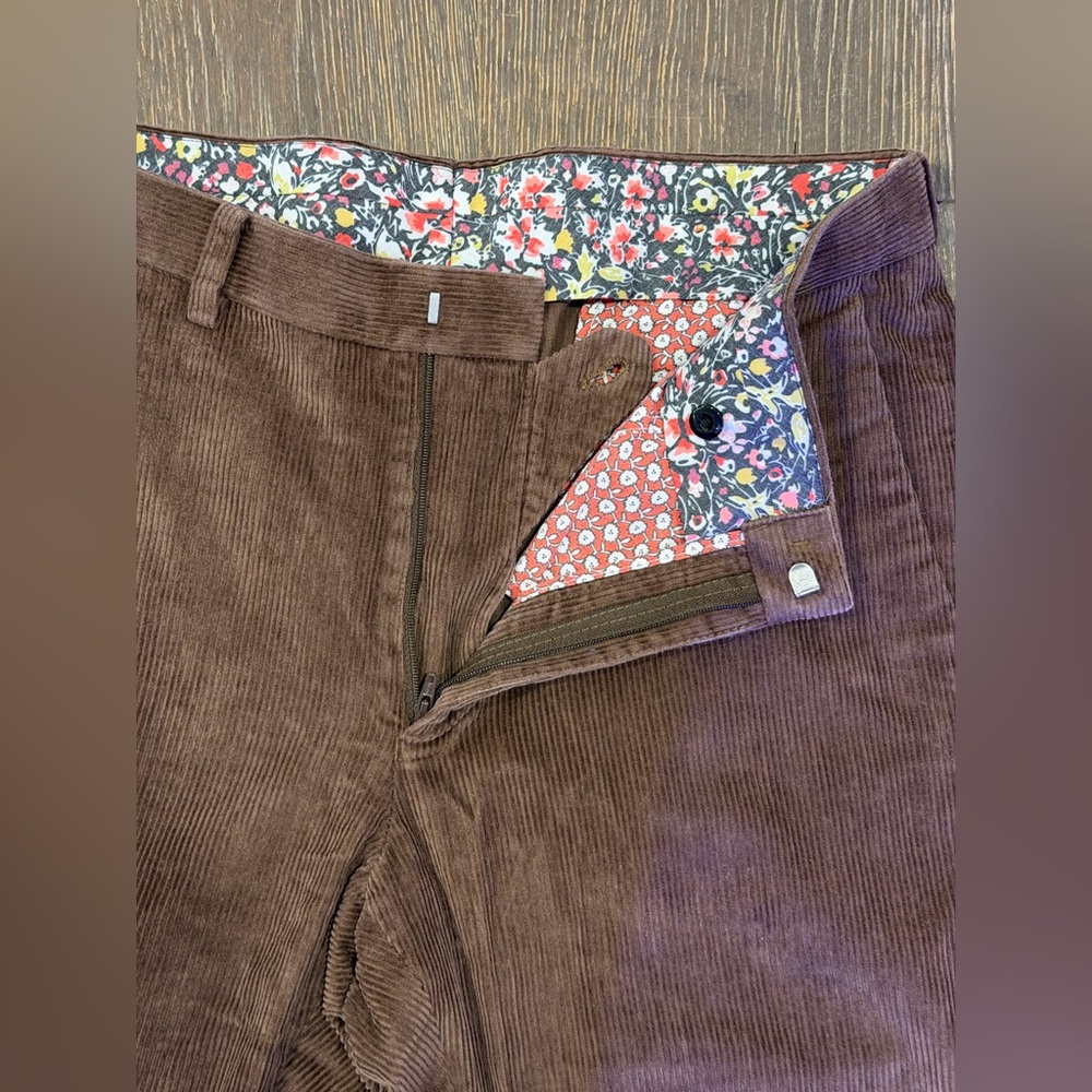 TALLIA Rich Brown Corduroy Pants